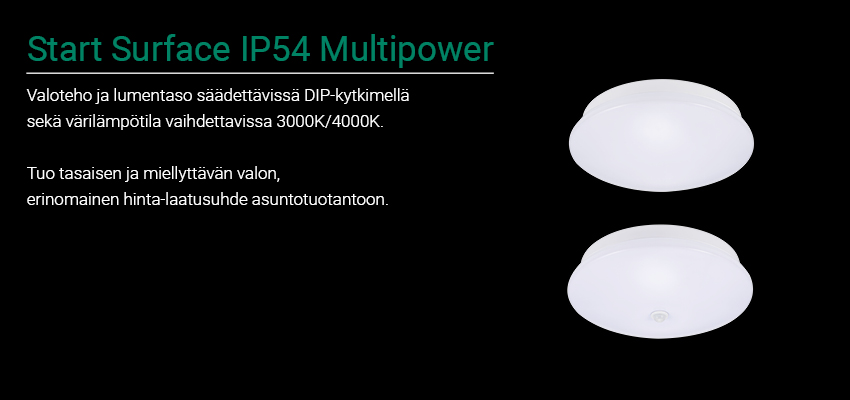 Start Surface IP54 Multipower